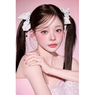 LensVery 1month – Silhouette3 Melting Gray 芝麻奶蓋 月拋 2片裝